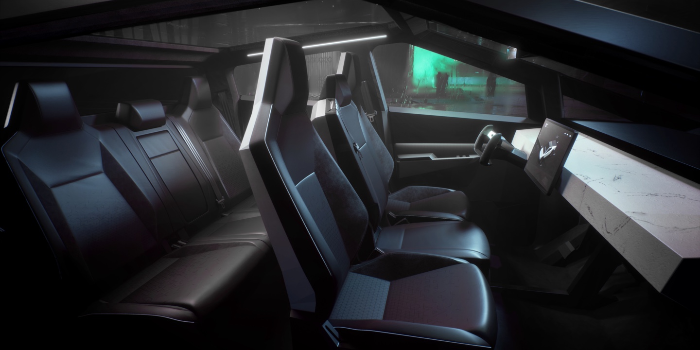 Tesla Cybertruck Interior Design Specifications: A Closer Look at the Futuristic Cabin